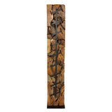 XILON teak root bottle stand, side view