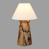 OXXY table lamp, teak root, view 8